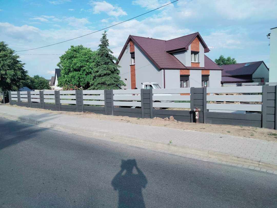 Ogrodzenie betonowe — płyty ażurowe